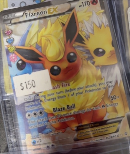 2016 Pokémon TCG Flareon EX RC28/RC32 Generations Radiant Collection — front