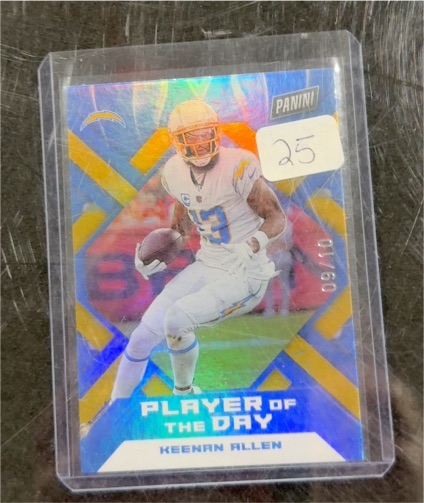 2022 Panini Player of the Day #09 Keenan Allen — front