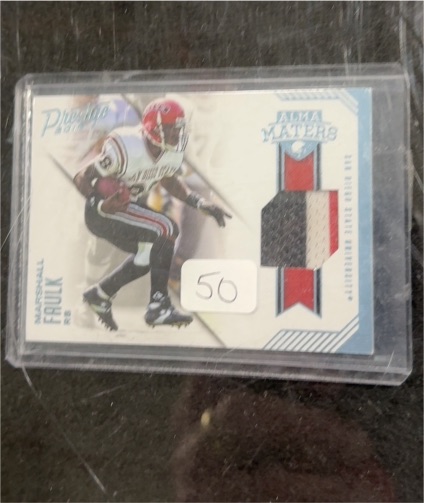 2016 Panini Prestige Alma Maters #AMA-MF Marshall Faulk — front