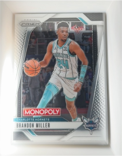 2024-25 Panini Prizm Monopoly #32 Brandon Miller — front