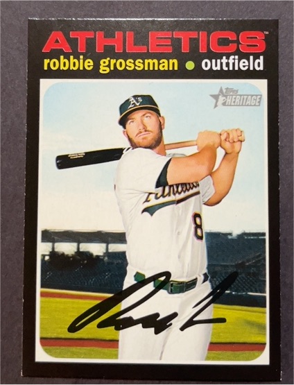 2020 Topps Heritage #633 Robbie Grossman — front