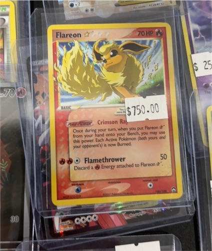 2006 Pokemon EX Holon Phantoms #2 Flareon — front