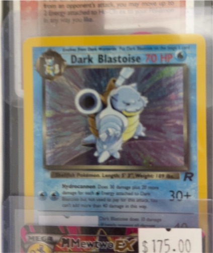 2000 Pokemon Team Rocket 1st Edition #3 Dark Blastoise — front