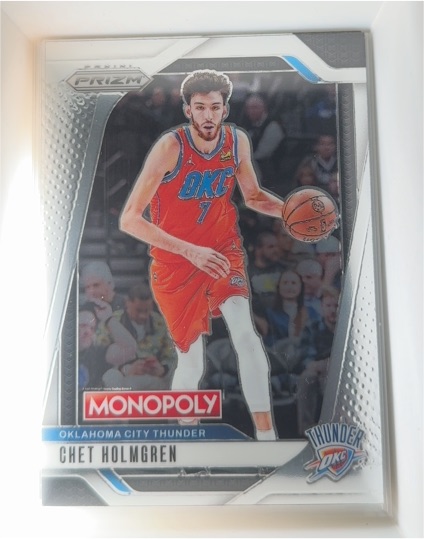 2024-25 Panini Prizm Monopoly #80 Chet Holmgren — front