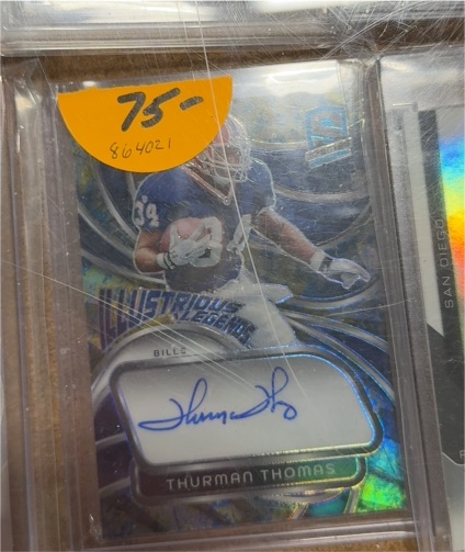 2024 Panini Spectra Illustrious Legends #IL-TTS Thurman Thomas — front