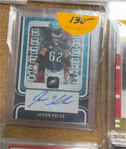 2024 Panini Certified Mirror Signatures #MS-JK Jason Kelce — front
