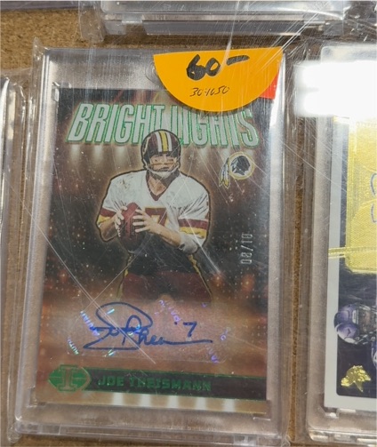 2021 Leaf Bright Lights #07 Joe Theismann — front