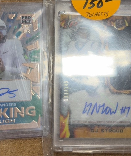 2024 Leaf Pro Set Holo Breaking Through #CJ Stroud — front