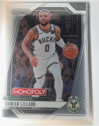 2024-25 Panini Prizm Monopoly #8 Damian Lillard — front