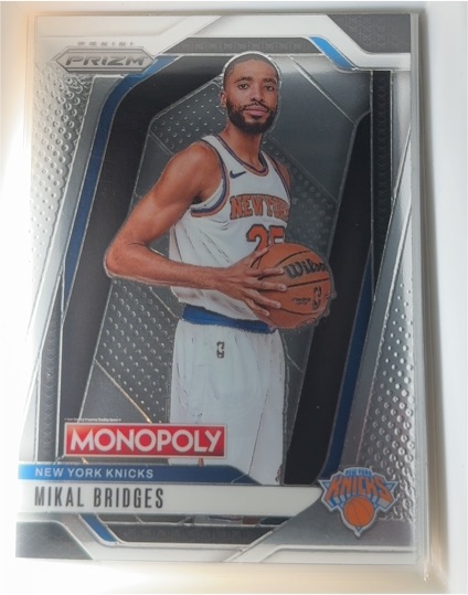 2024-25 Panini Prizm Monopoly #42 Mikal Bridges — front