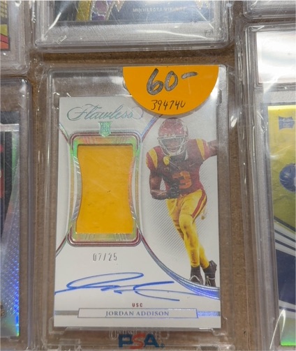 2023 Panini Flawless Collegiate #PA-JA Jordan Addison — front