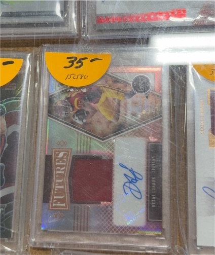 2022 Panini Legacy Futures Patch Autographs Brian Robinson Jr. #FP-BR — front