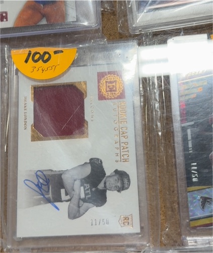 2022 Panini Encased #160 Dameon Pierce Rookie Cap Patch Autographs — front