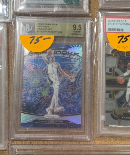 2024 Panini Prizm Fireworks #2 Victor Wembanyama — front