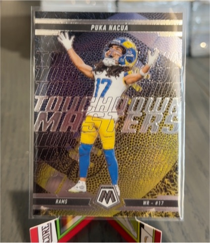 2025 Panini Mosaic Touchdown Masters #12 Puka Nacua — front
