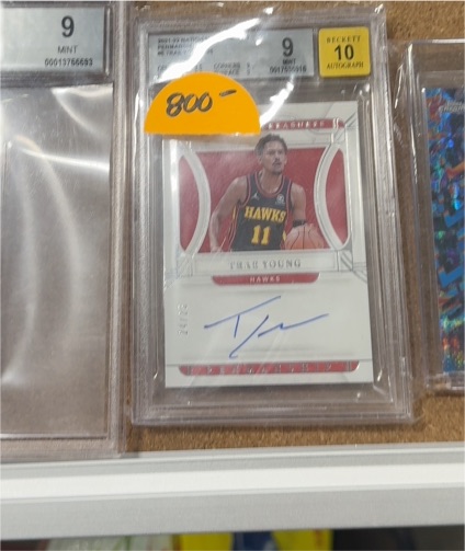 2021 Panini Treasured Signatures #11 Trae Young — front