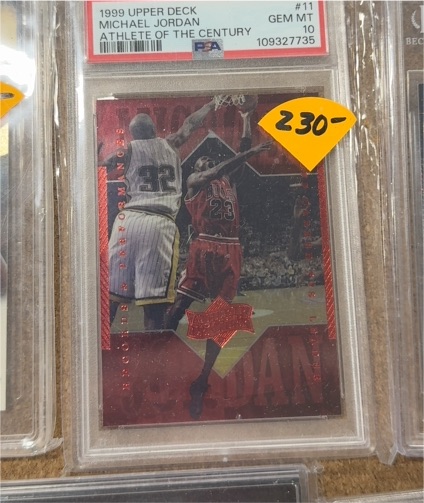 1999 Upper Deck #11 Michael Jordan Athlete of the Century — front