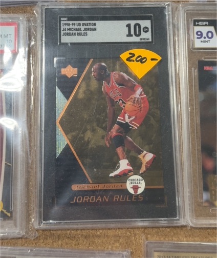 1998-99 Upper Deck Ovation #J4 Michael Jordan Jordan Rules — front