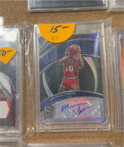 2020-21 Panini Spectra Icons #10 Maurice Cheeks — front