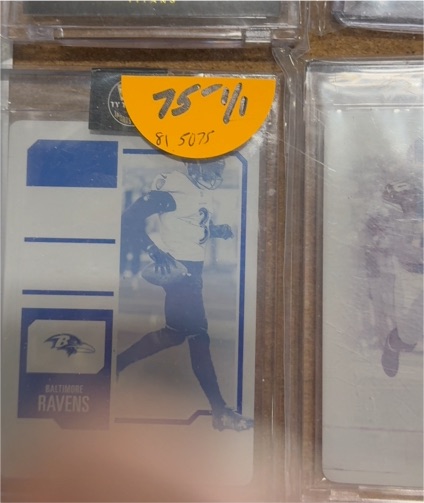 Baltimore Ravens Football Card — front