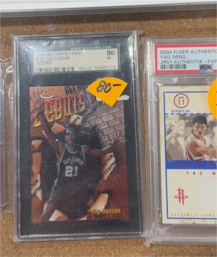 1997-98 Topps Finest #101 Tim Duncan Rookie — front