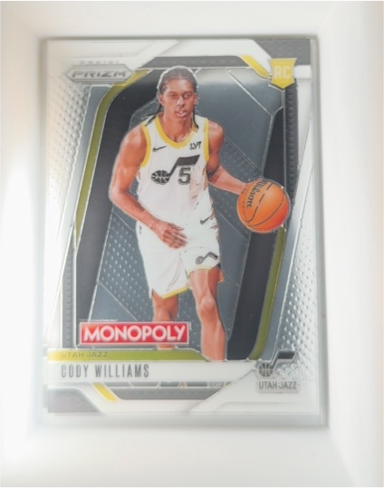 2024-25 Panini Prizm Monopoly #35 Cody Williams — front