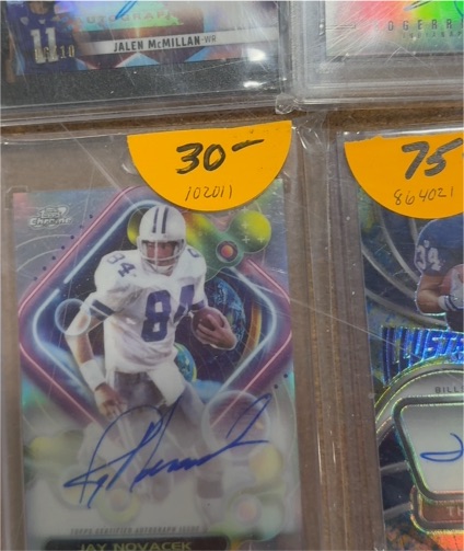 1997 Topps Chrome #102 Jay Novacek — front