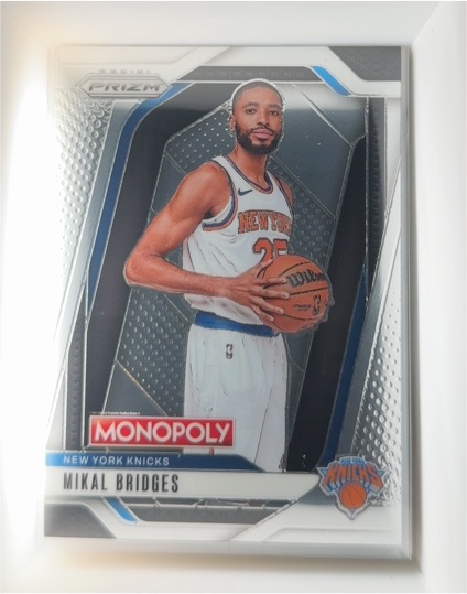 2024-25 Panini Prizm Monopoly #42 Mikal Bridges — front