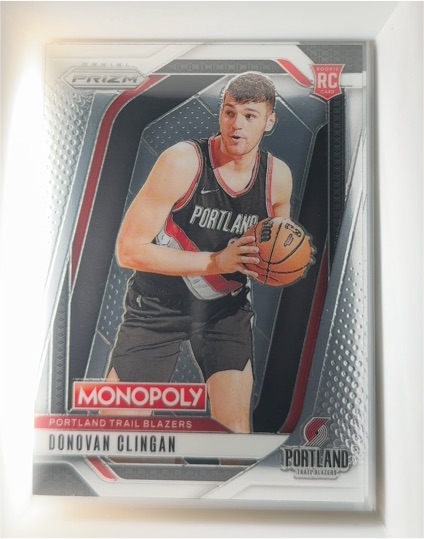2024-25 Panini Prizm Monopoly #6 Donovan Clingan — front