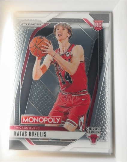2024-25 Panini Prizm Monopoly #12 Matas Buzelis — front
