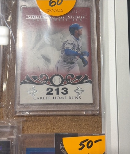 2008 Topps Moments and Milestones #52 Gary Sheffield — front