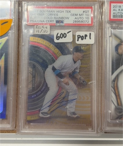 2017 Bowman High Tek #GT Gleyber Torres — front