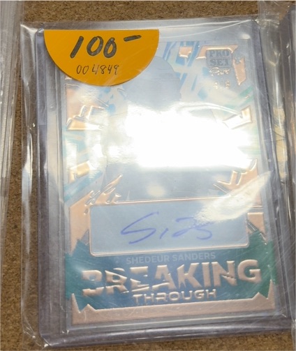1991 Pro Set #1 Shedeur Sanders — front