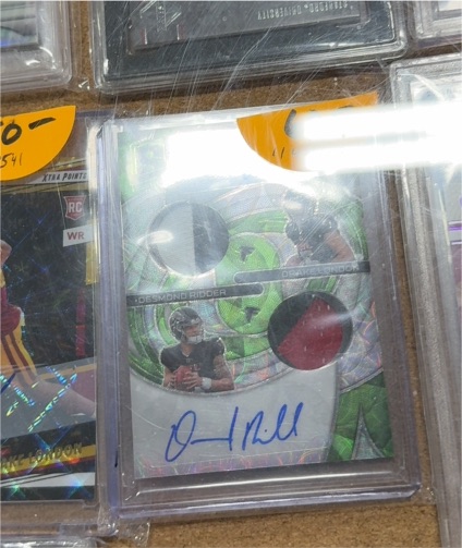 2022 Panini Spectra #DPA-ATL Desmond Ridder / Drake London — front