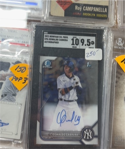 2022 Bowman Chrome #CPA-OC Oswaldo Cabrera — front