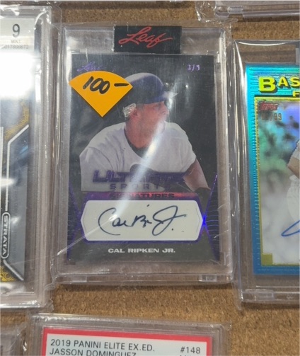 2006 Leaf Limited Sports Autograph #3/9 Cal Ripken Jr. — front