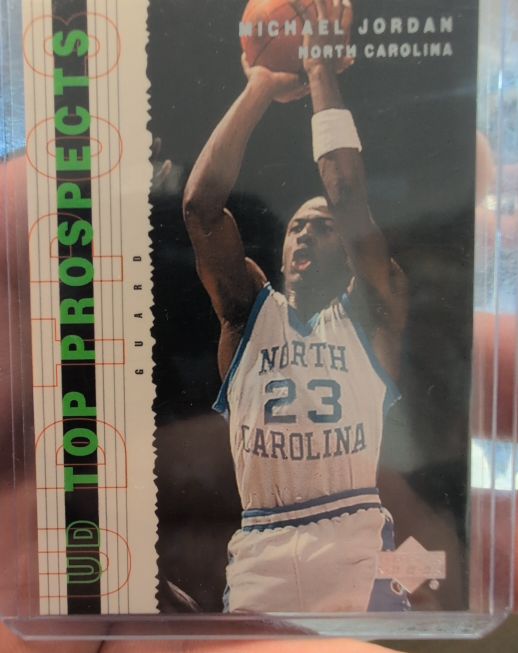 2003-04 Upper Deck UD Top Prospects #1 Michael Jordan — front