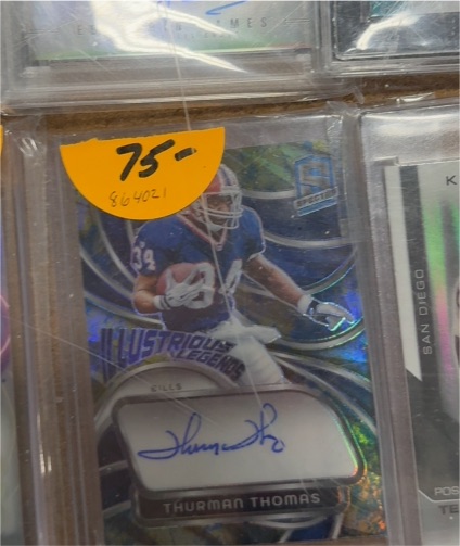 2020 Panini Select Illustrious Legends Thurman Thomas — front