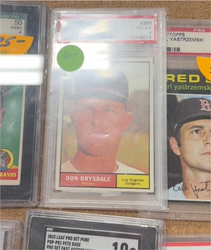 1971 Topps #260 Don Drysdale — front