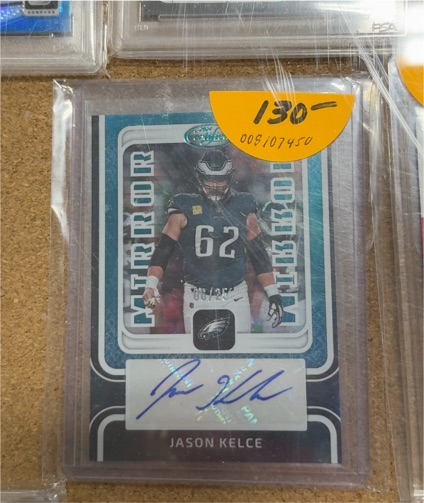 2024 Panini Certified Mirror Signatures #MS-JK Jason Kelce — front