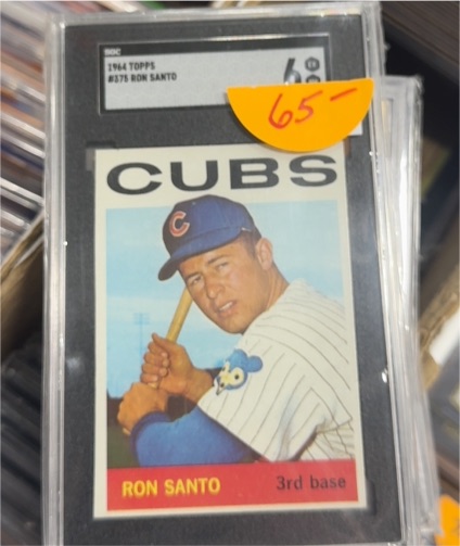1964 Topps #375 Ron Santo — front
