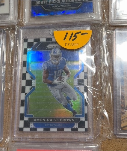2021 Panini Prizm #268 Amon-Ra St. Brown — front