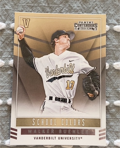 2015 Panini Contenders School Colors #12 Walker Buehler — front