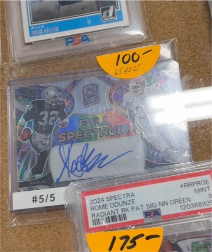 2024 Panini Spectra Full Spectrum #Rome Odunze — front