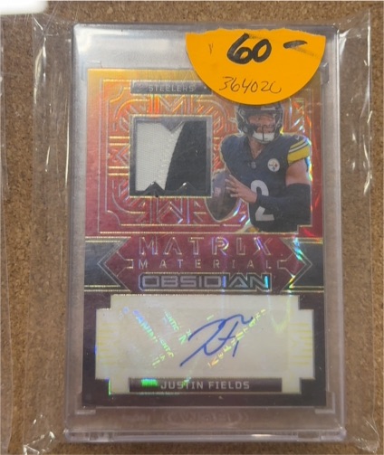 2024 Panini Obsidian #MMA-JFI Justin Fields — front
