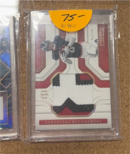 2024 Panini National Treasures #84 Kyle Pitts — front