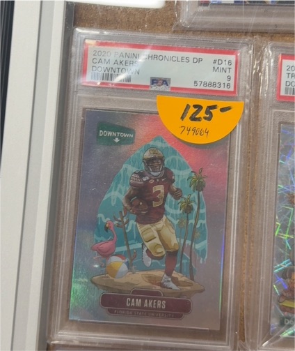 2020 Panini Chronicles DP #D16 Cam Akers Downtown — front
