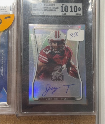 2020 Leaf Metal Draft #BAP-JT1 Jonathan Taylor — front
