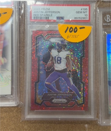 2023 Panini Prizm #195 Justin Jefferson — front
