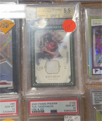 2008 Upper Deck Masterpieces Captured on Canvas Jerseys #CC51 Matt Ryan — front